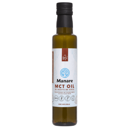 Manare · Aceite de coco MCT OIL 250g