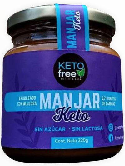 Keto Free - Manjar KETO sin lactosa (sin azúcar o gluten)