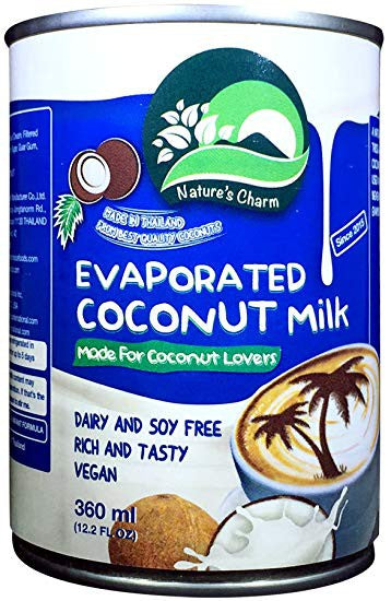 Nature's Charm - Evaporated Coconut Milk 360 ml - Leche evaporada de coco - vegana