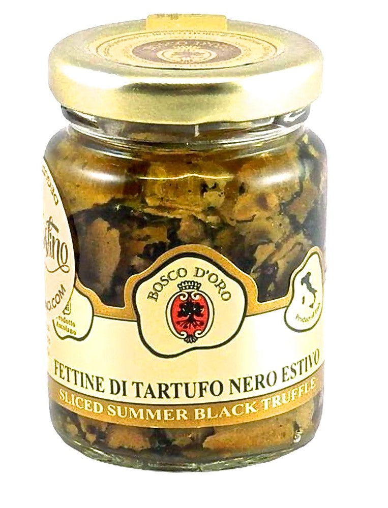 Bosco d'oro - Fettine di tartufo nero estivo (Trufa negra en láminas) 90gr