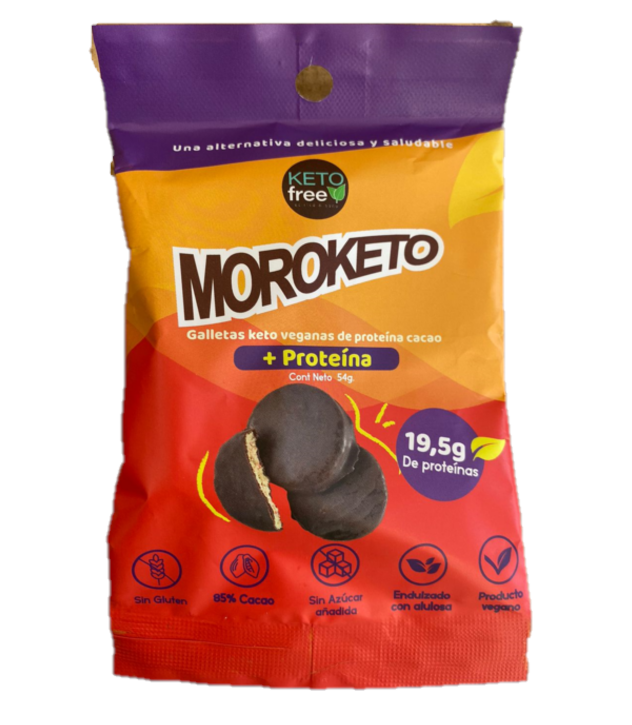 Moroketo Con Proteina 54g - Galleta Keto Sin Gluten