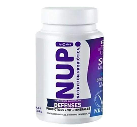 Nup! · Nup Defensas probiotico + vitaminas y minerales 60 Caps