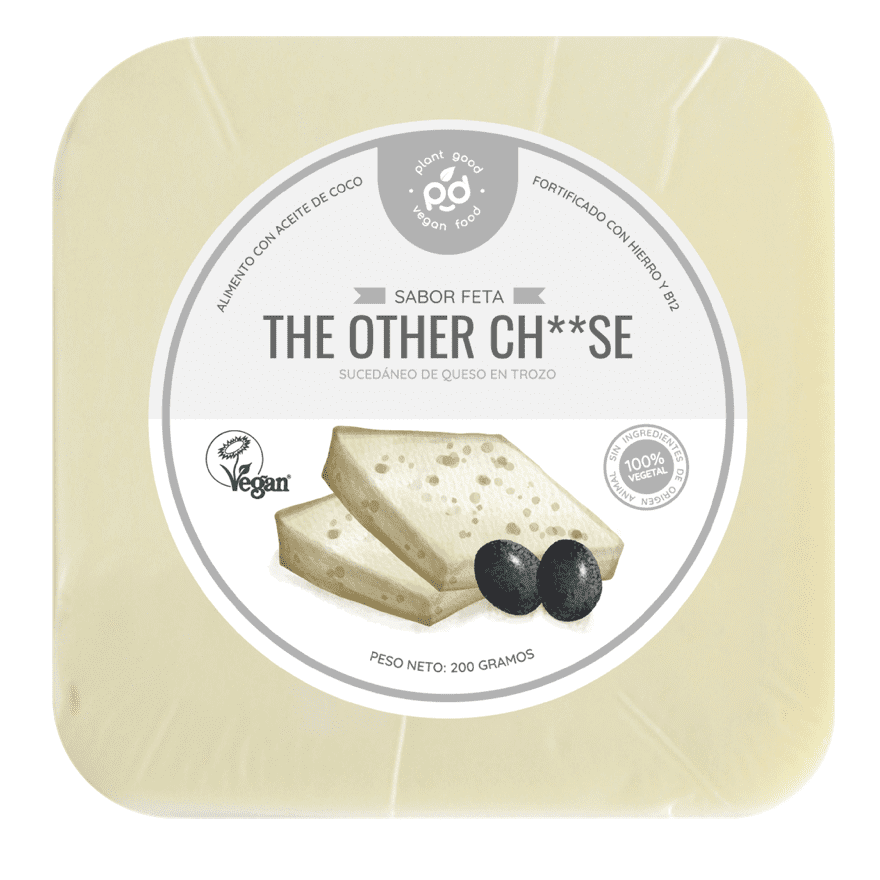 Plant good · The other cheese Queso vegano Feta en bloque 200g