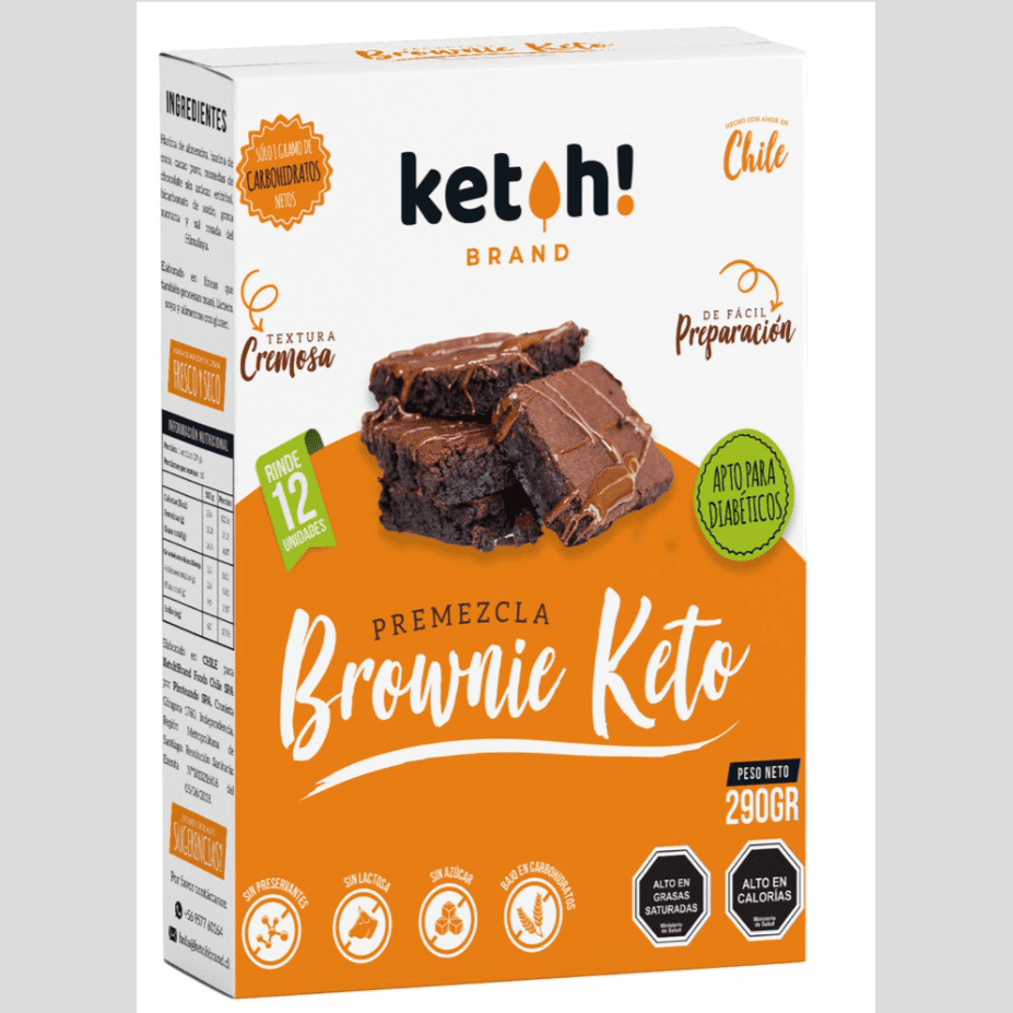 Ketoh · Premezcla brownie KETO (vegano, sin azúcar) 290g