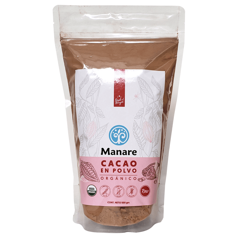 Manare · Cacao en Polvo 500g