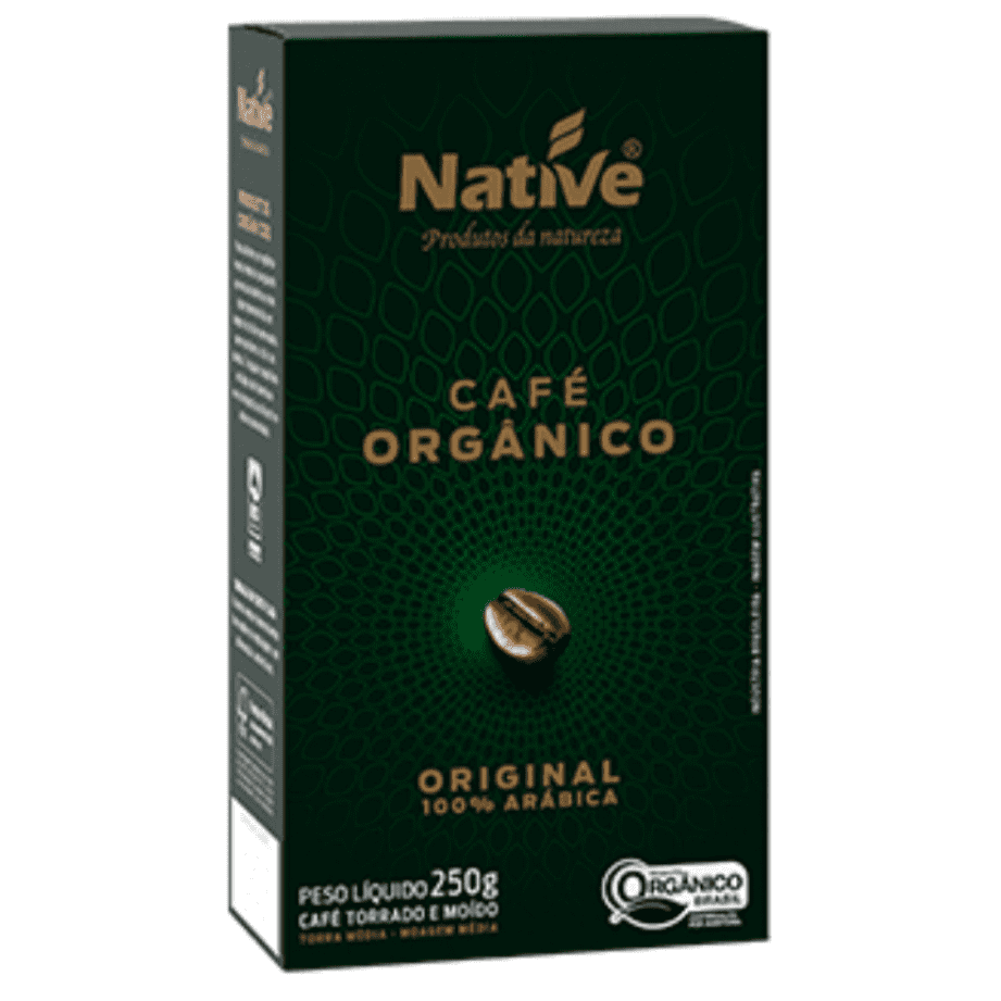 Native · Café orgánico tostado y molido 250g
