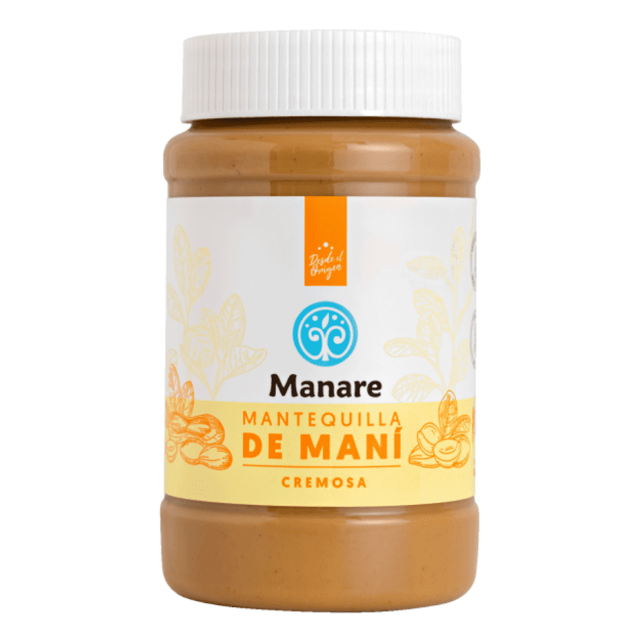 Manare · Mantequilla de maní cremosa 500gr