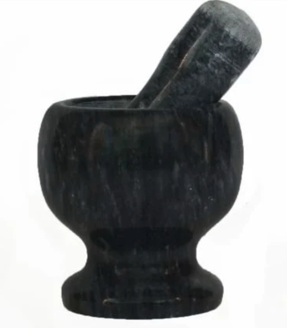 Nau - Mortero De Piedra Negro
