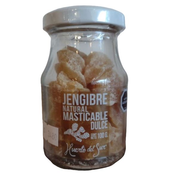 Huerto del Sur · Jengibre masticable dulce 100 gr