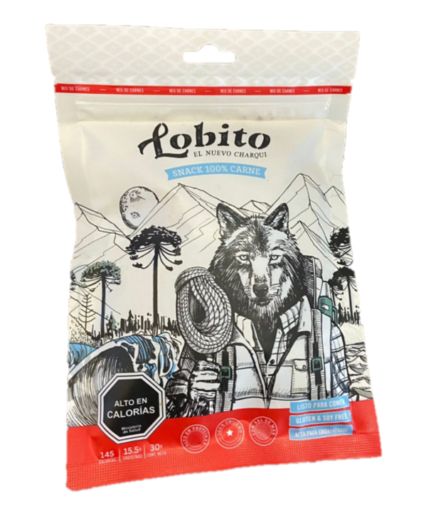 La Loberia · Lobito charqui 30g - Snack carne wagyu y pollo