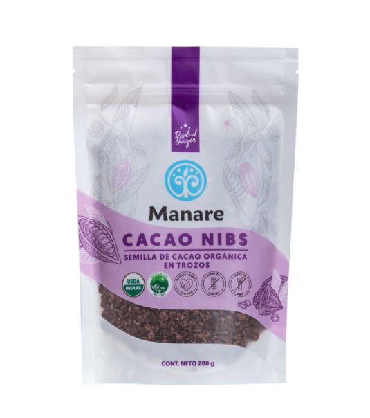 Manare · Cacao nibs orgánico 200g