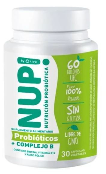 Nup! · Probioticos 60 Billones + Complejo B - 30Caps